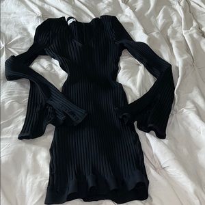 Mistress rocks long sleeve bandage dress
